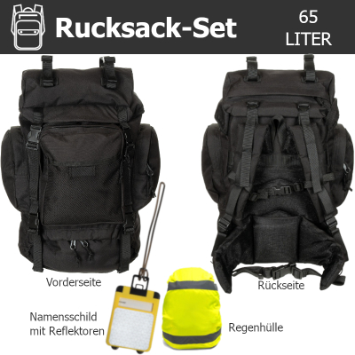 Rucksack-Set 60 Liter