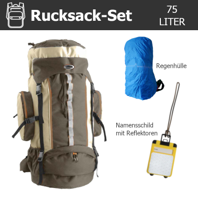 Rucksack-Set BIG-BAG 75 Liter