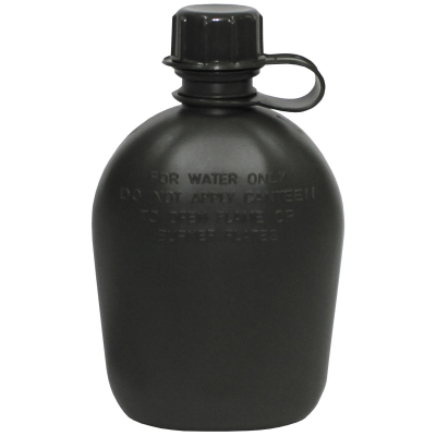 Plastikfeldflasche - 1 Liter - Oliv